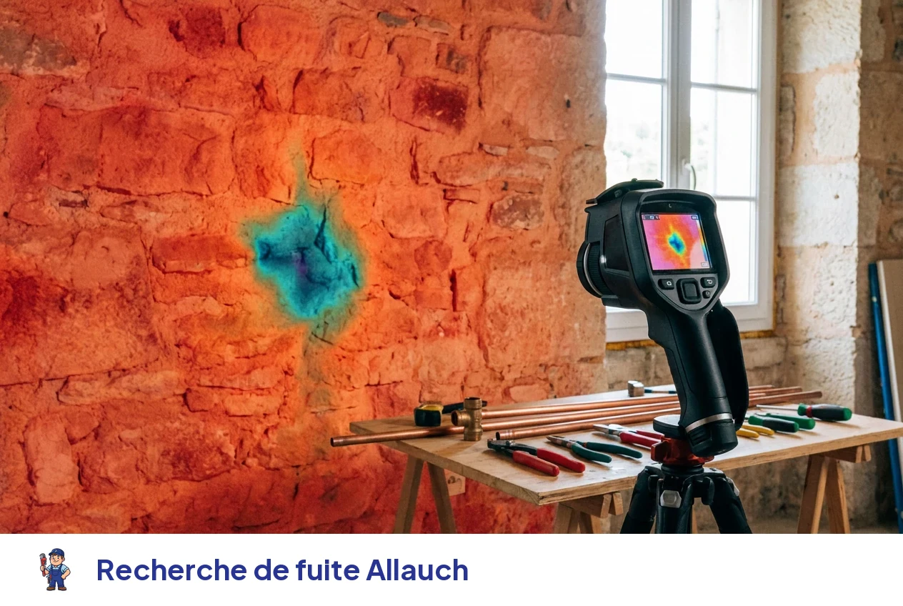 Recherche de fuite à Allauch