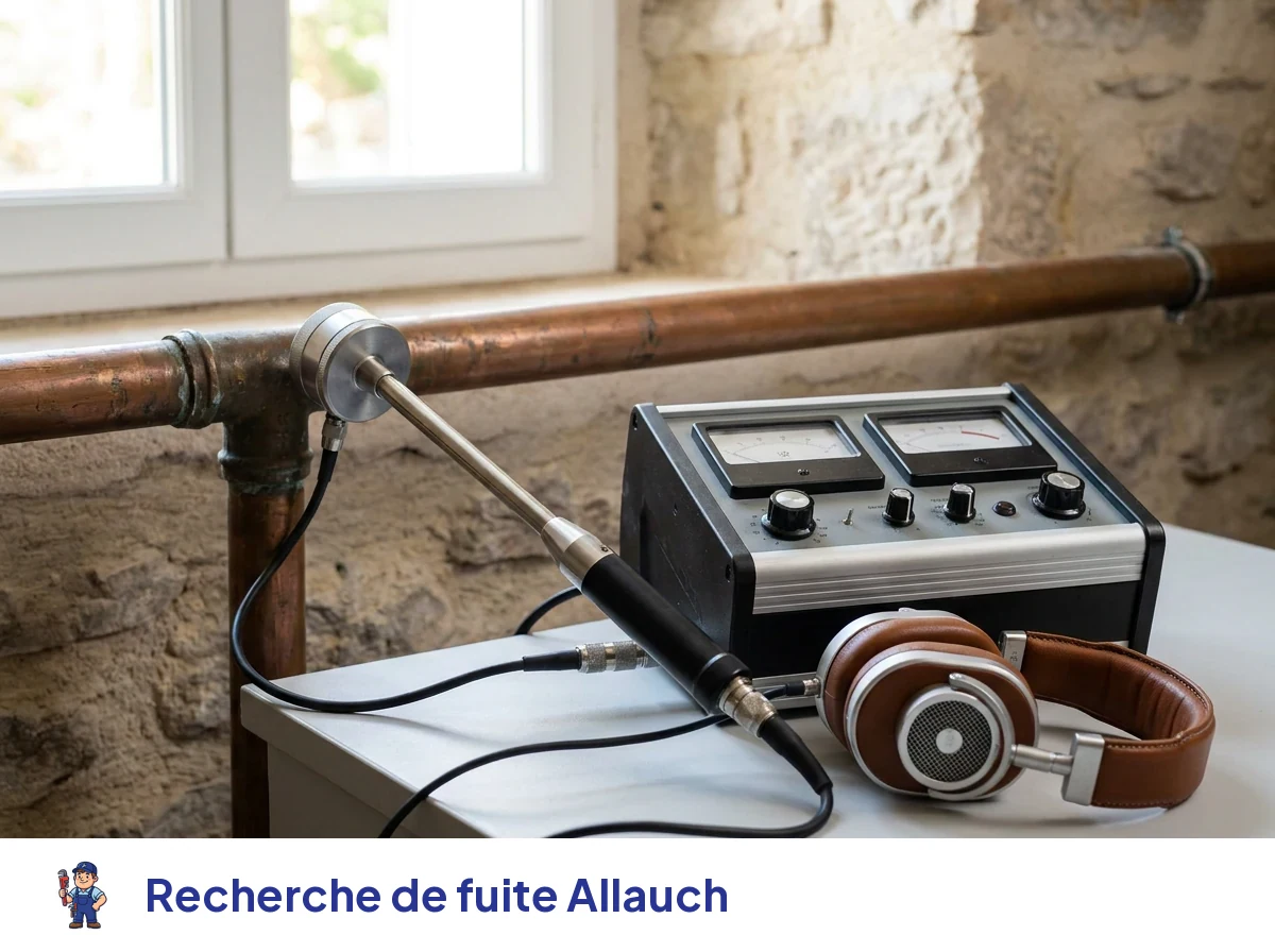 Recherche de fuite à Allauch