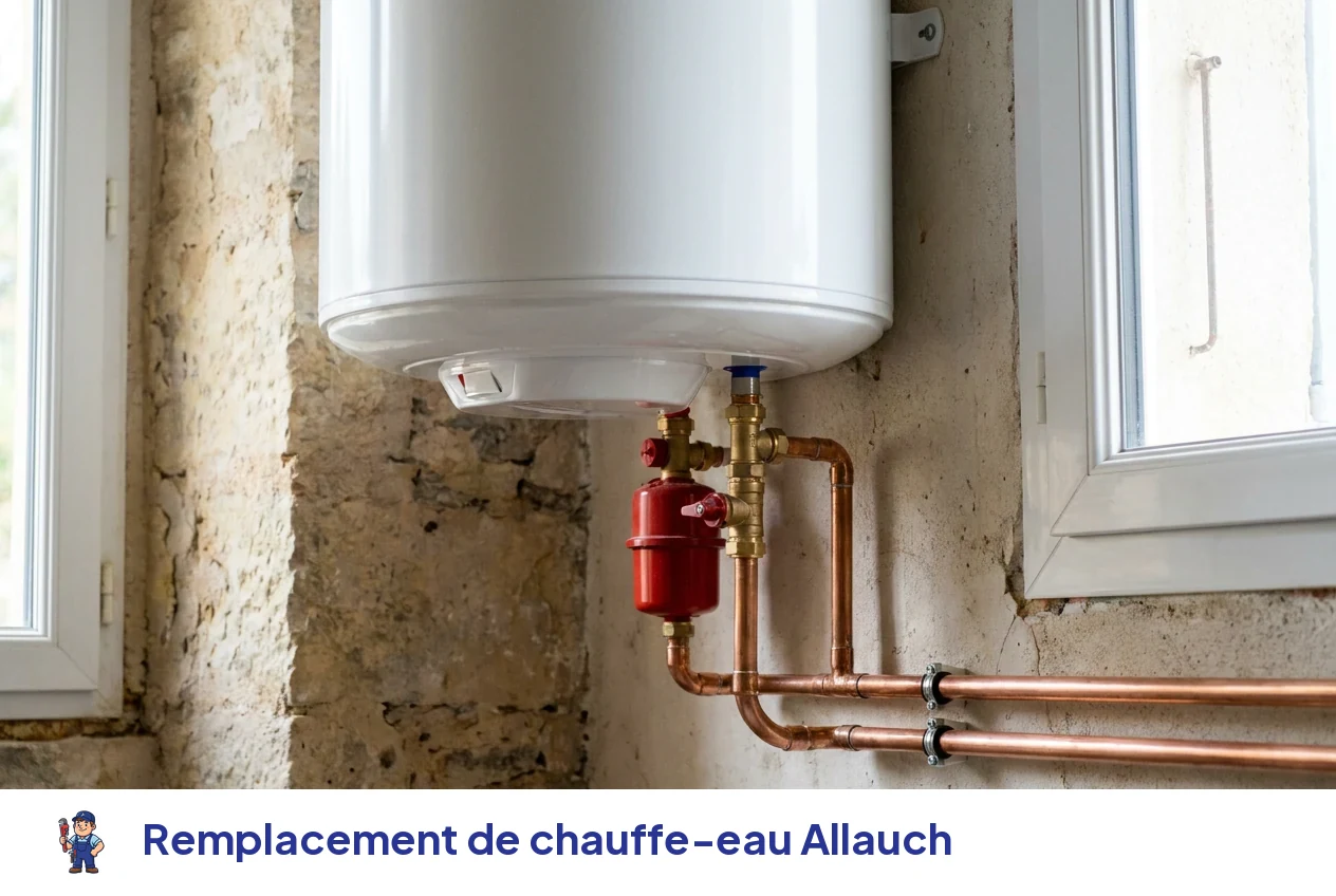 Remplacement de chauffe-eau à Allauch