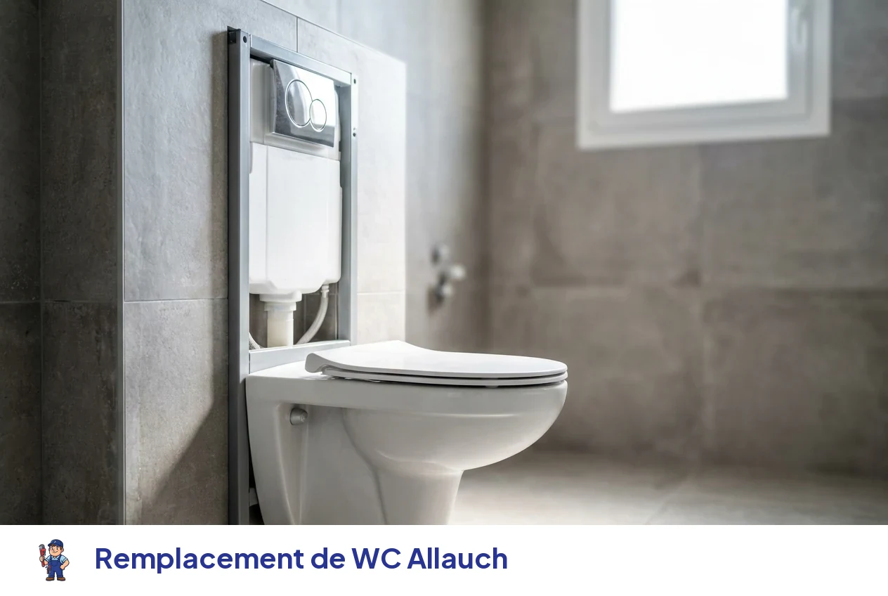 Remplacement de WC à Allauch