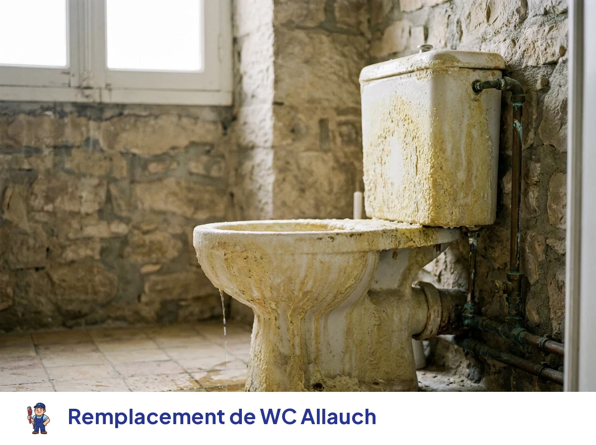 Remplacement de WC à Allauch