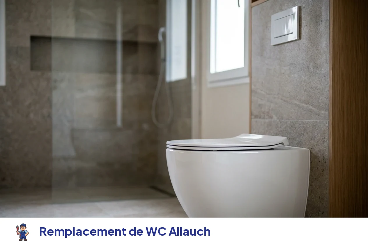 Remplacement de WC à Allauch
