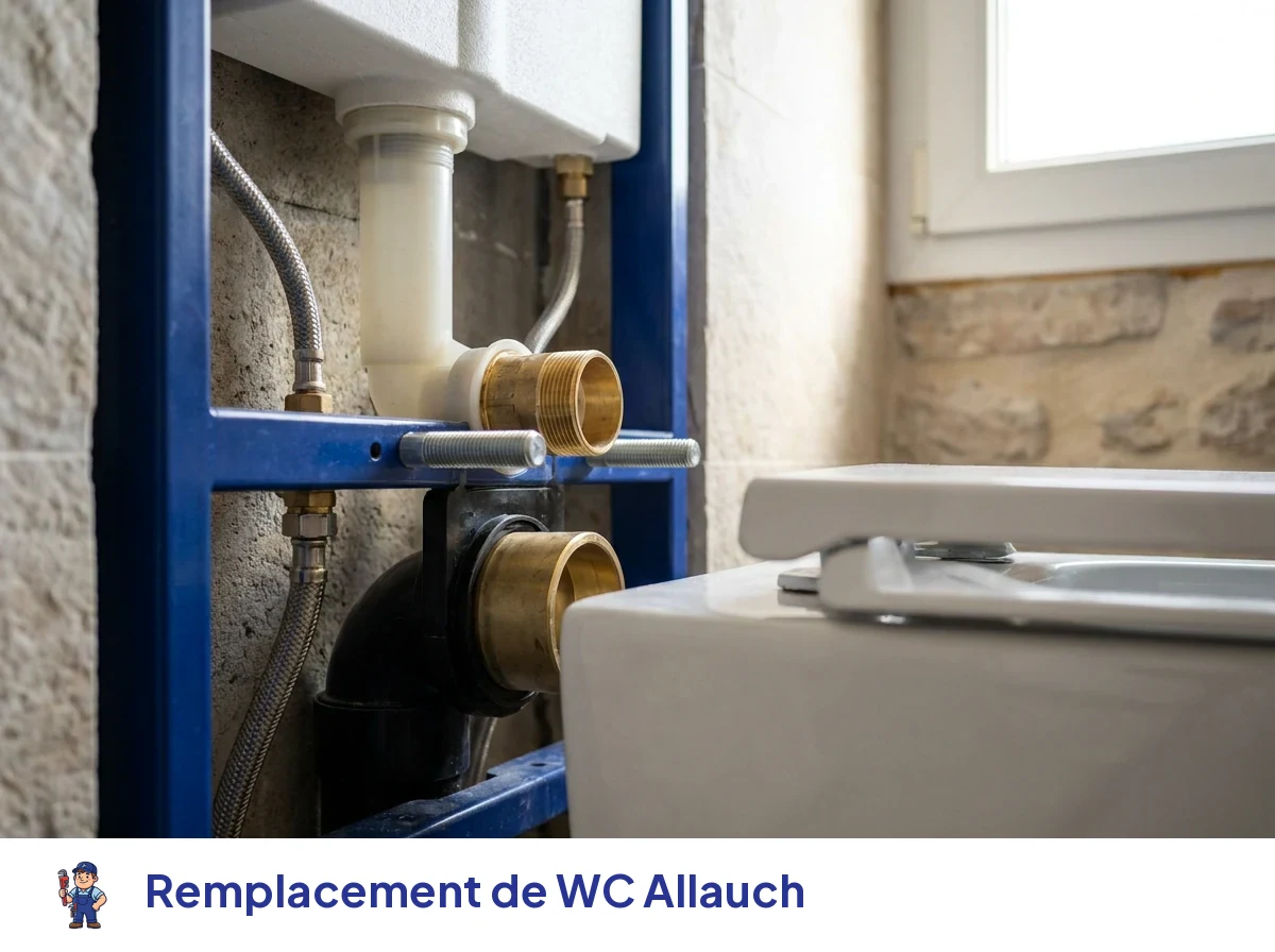 Remplacement de WC à Allauch