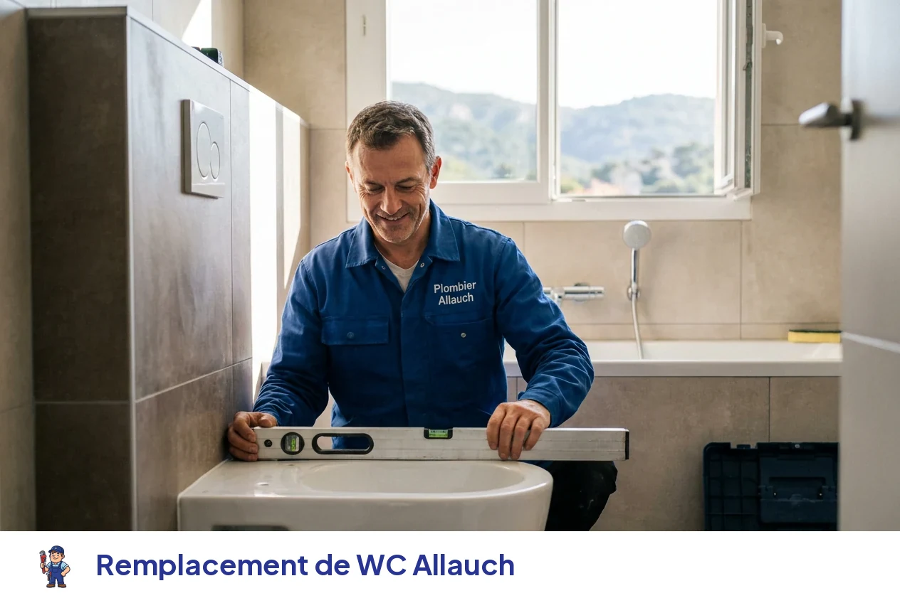 Remplacement de WC à Allauch